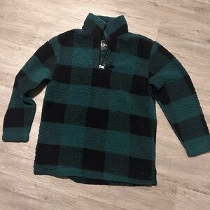 Boxercraft Forest and Black Sherpa Pullover